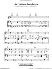 Cover icon of Like I've Never Been Gone sheet music for voice, piano or guitar by Billy Fury, Camille Monte and Paul Hampton, intermediate skill level