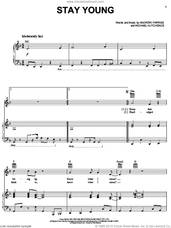 Cover icon of Stay Young sheet music for voice, piano or guitar by INXS, Andrew Farriss and Michael Hutchence, intermediate skill level