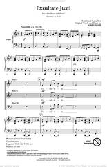 Cover icon of Exsultate Justi sheet music for choir (3-Part Mixed) by Kirby Shaw and Miscellaneous, intermediate skill level