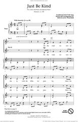 Cover icon of Just Be Kind sheet music for choir (2-Part) by Douglas E. Wagner and Miscellaneous, intermediate duet