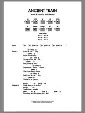 Cover icon of Ancient Train sheet music for guitar (chords) by Merle Travis and Andrew Dunlop, intermediate skill level