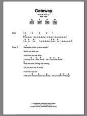 Cover icon of Getaway sheet music for guitar (chords) by Stereophonics and Kelly Jones, intermediate skill level