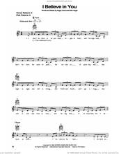 Cover icon of I Believe In You sheet music for guitar solo (chords) by Don Williams, Roger Cook and Sam Hogin, easy guitar (chords)