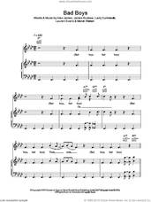 Cover icon of Bad Boys sheet music for voice, piano or guitar by Alexandra Burke, Alex James, James Busbee, Larry Summerville, Lauren Evans and Melvin Watson, intermediate skill level