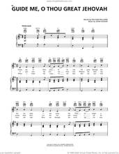 Cover icon of Guide Me, O Thou Great Jehovah sheet music for voice, piano or guitar by John Hughes, Peter Williams and William Williams, intermediate skill level