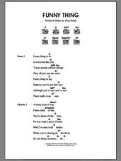Cover icon of Funny Thing sheet music for guitar (chords) by Merle Travis and Fran Healy, intermediate skill level