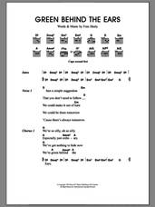 Cover icon of Green Behind The Ears sheet music for guitar (chords) by Merle Travis and Fran Healy, intermediate skill level