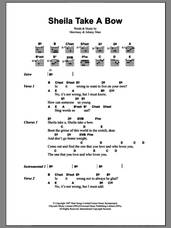 Cover icon of Sheila Take A Bow sheet music for guitar (chords) by The Smiths, Johnny Marr and Steven Morrissey, intermediate skill level