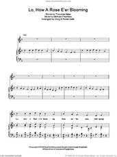 Cover icon of Lo, How A Rose E'er Blooming sheet music for voice, piano or guitar by Sting, Robert Sadin, Michael Praetorius and Theodore Baker, intermediate skill level