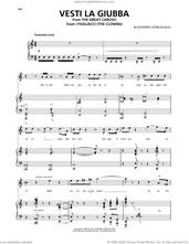 Cover icon of Vesti La Giubba sheet music for voice, piano or guitar by Ruggero Leoncavallo, classical score, intermediate skill level