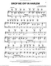 Cover icon of Drop Me Off In Harlem sheet music for voice, piano or guitar by Duke Ellington and Nick Kenny, intermediate skill level