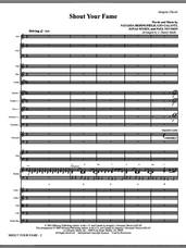Cover icon of Shout Your Fame (COMPLETE) sheet music for orchestra/band (Orchestra) by Jonas Myrin, Gio Galanti, J. Daniel Smith, Natasha Bedingfield and Paul Nevison, intermediate skill level