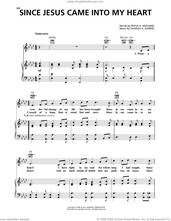Cover icon of Since Jesus Came Into My Heart sheet music for voice, piano or guitar , Charles H. Gabriel and Rufus H. McDaniel, intermediate skill level