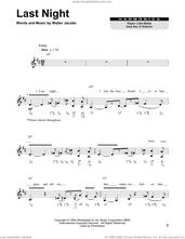 Cover icon of Last Night sheet music for harmonica solo by Little Walter and Walter Jacobs, intermediate skill level