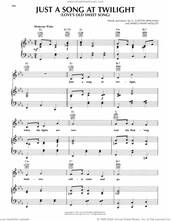 Cover icon of Just A Song At Twilight (Love's Old Sweet Song) sheet music for voice, piano or guitar by James Lyman Molloy and G. Clifton Bingham, classical score, intermediate skill level