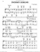 Cover icon of Snookey Ookums sheet music for voice, piano or guitar by Irving Berlin, intermediate skill level