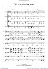 Cover icon of You Are My Sunshine (arr. Beverley Mason) sheet music for choir (SSAA: soprano, alto) by Johnny Cash, Beverley Mason, Jimmie Davis and Jimmy Davis and Charles Mitchell, intermediate skill level