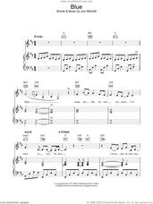 Cover icon of Blue sheet music for voice, piano or guitar by Joni Mitchell, intermediate skill level