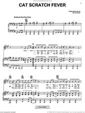 Cover icon of Cat Scratch Fever sheet music for voice, piano or guitar by Ted Nugent and Pantera, intermediate skill level