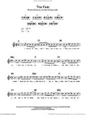 Cover icon of The Fear sheet music for voice and other instruments (fake book) by Lily Allen and Greg Kurstin, intermediate skill level