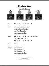 Cover icon of Praise You sheet music for guitar (chords) by Fatboy Slim, Camille Yarborough and Norman Cook, intermediate skill level