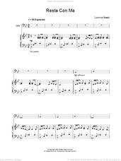 Cover icon of Resta Con Me sheet music for piano solo by Ludovico Einaudi, classical score, intermediate skill level