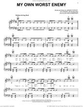 Cover icon of My Own Worst Enemy sheet music for voice, piano or guitar by Lit, Allen Shellenberger, Jay Popoff, Jeremy Popoff and Kevin Baldes, intermediate skill level