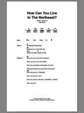 Cover icon of How Can You Live In The Northeast sheet music for guitar (chords) by Paul Simon, intermediate skill level