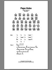 Cover icon of Papa Hobo sheet music for guitar (chords) by Paul Simon, intermediate skill level