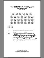 Cover icon of The Late Great Johnny Ace sheet music for guitar (chords) by Paul Simon and Philip Glass, intermediate skill level