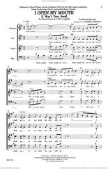 Cover icon of I Open My Mouth (I Won't Turn Back) sheet music for choir (SATB: soprano, alto, tenor, bass) by Andre Thomas, intermediate skill level