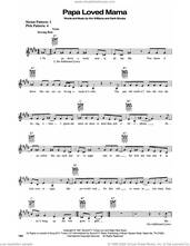 Cover icon of Papa Loved Mama sheet music for guitar solo (chords) by Garth Brooks and Kim Williams, classical score, easy guitar (chords)