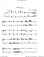 Cover icon of Overture sheet music for piano solo by Mikhail Ivanovich Glinka, classical score, intermediate skill level