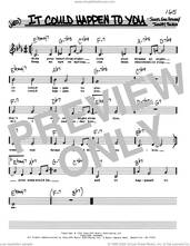 Cover icon of It Could Happen To You (Low Voice) sheet music for voice and other instruments (real book with lyrics) by Jimmy van Heusen, June Christy and John Burke, intermediate skill level