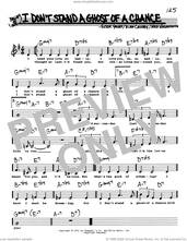 Cover icon of I Don't Stand A Ghost Of A Chance With You (Low Voice) sheet music for voice and other instruments (real book with lyrics) by Bing Crosby, Ned Washington and Victor Young, intermediate skill level