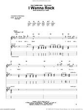 Cover icon of I Wanna Rock sheet music for guitar (tablature) by Twisted Sister and Dee Snider, intermediate skill level