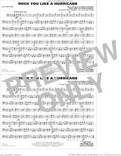Cover icon of Rock You Like A Hurricane (arr. Conaway/Finger) sheet music for marching band (electric bass) by Scorpions, Matt Conaway, Matt Finger, Herman Rarebell, Klaus Meine and Rudolf Schenker, intermediate skill level