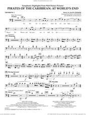 Cover icon of Symphonic Highlights from Pirates Of The Caribbean: At World's End sheet music for full orchestra (trombone 1) by Hans Zimmer, Paul Lavender and Robert Longfield, intermediate skill level