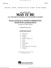 Cover icon of May It Be (arr. Larry Moore) (COMPLETE) sheet music for orchestra by Larry Moore, Enya, Nicky Ryan and Roma Ryan, intermediate skill level