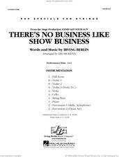 Cover icon of There's No Business Like Show Business (arr. Ted Ricketts) (COMPLETE) sheet music for orchestra by Irving Berlin and Ted Ricketts, intermediate skill level