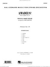 Cover icon of Amadeus! (arr. Jamin Hoffmann) (COMPLETE) sheet music for orchestra by Wolfgang Amadeus Mozart and Jamin Hoffman, classical score, intermediate skill level