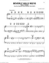 Cover icon of Beverly Hills 90210 (Main Theme) sheet music for piano solo by John E. Davis, intermediate skill level