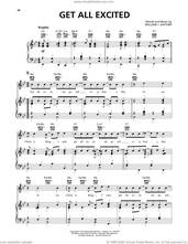 Cover icon of Get All Excited sheet music for voice, piano or guitar by Bill Gaither, Gloria Gaither and William J. Gaither, intermediate skill level