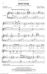 Cover icon of New Star (arr. Sean Paul) sheet music for choir (SATB: soprano, alto, tenor, bass) by James C. Ward and Sean Paul, intermediate skill level