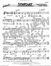 Cover icon of Stardust (Low Voice) sheet music for voice and other instruments (real book with lyrics) by Hoagy Carmichael, Artie Shaw and Mitchell Parish, intermediate skill level