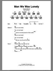 Cover icon of Man We Was Lonely sheet music for guitar (chords) by Paul McCartney, intermediate skill level