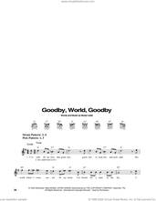 Cover icon of Goodbye World Goodbye sheet music for guitar solo (chords) by Mosie Lister, easy guitar (chords)