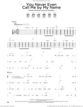 Cover icon of You Never Even Call Me By My Name sheet music for guitar solo by Steve Goodman, intermediate skill level