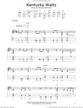Cover icon of Kentucky Waltz sheet music for dulcimer solo by Eddy Arnold, Steven B. Eulberg and Bill Monroe, intermediate skill level