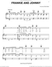 Cover icon of Frankie And Johnny sheet music for voice, piano or guitar by Anonymous, classical score, intermediate skill level